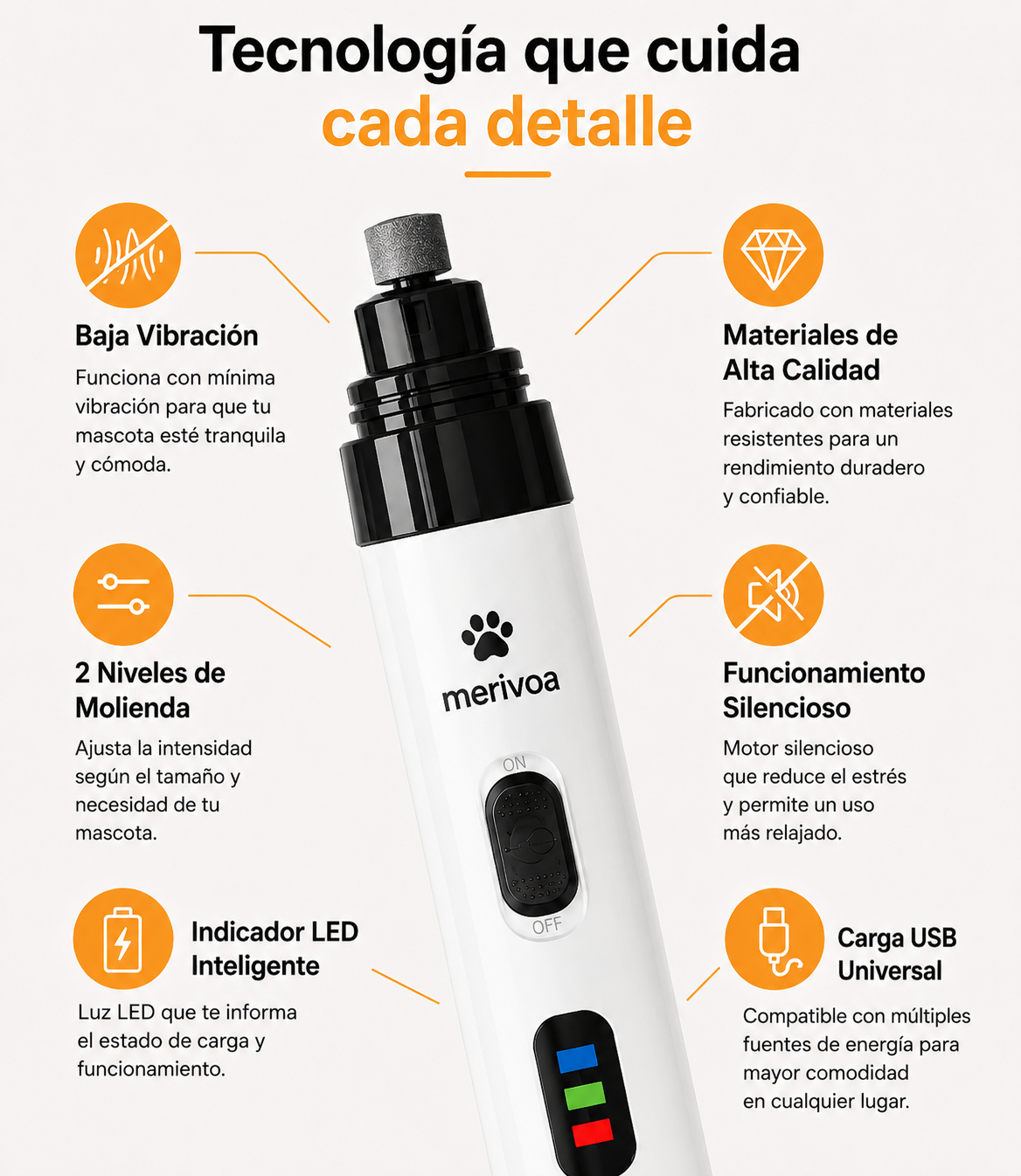 Merivoa-Cortauñas Silencioso Pro